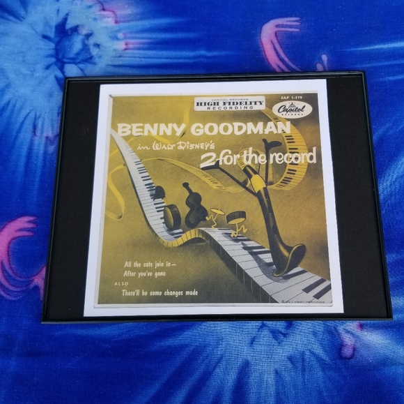 Benny Goodman Jazz Walt Disney Piano Wall Decor Capitol Records Los Angeles - Picture 2 of 5